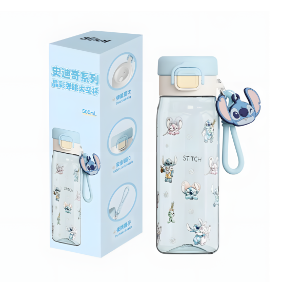 Stitch Plastic Water Bottle 500 ml